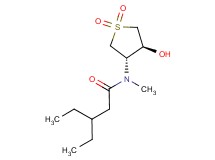 3-ethyl-N-[(3S*,4S*)-4-hydroxy-1,1-dioxidotetrahydro-3-thienyl]-N-methylpentanamide