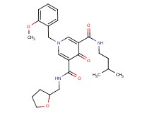 1-(2-methoxybenzyl)-N-(3-methylbutyl)-4-oxo-N'-(tetrahydro-2-furanylmethyl)-1,4-dihydro-3,5-pyridinedicarboxamide