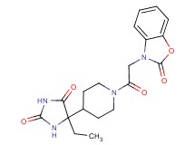 5-ethyl-5-{1-[(2-oxo-1,3-benzoxazol-3(2H)-yl)acetyl]piperidin-4-yl}imidazolidine-2,4-dione
