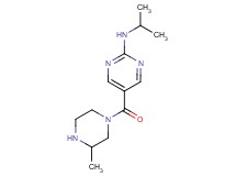 N-isopropyl-5-[(3-methylpiperazin-1-yl)carbonyl]pyrimidin-2-amine