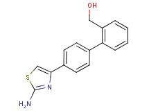 [4'-(2-amino-1,3-thiazol-4-yl)biphenyl-2-yl]methanol