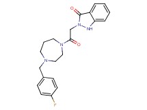 2-{2-[4-(4-fluorobenzyl)-1,4-diazepan-1-yl]-2-oxoethyl}-1,2-dihydro-3H-indazol-3-one