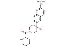 4-(2-methylquinolin-6-yl)-1-[(2S)-piperidin-2-ylcarbonyl]piperidin-4-ol