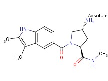 (2S,4R)-4-amino-1-[(2,3-dimethyl-1H-indol-5-yl)carbonyl]-N-methylpyrrolidine-2-carboxamide