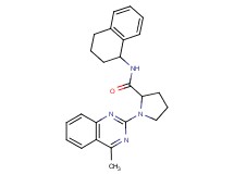 1-(4-methyl-2-quinazolinyl)-N-(1,2,3,4-tetrahydro-1-naphthalenyl)prolinamide