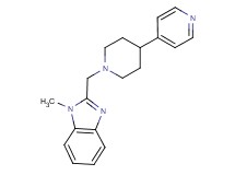 1-methyl-2-{[4-(4-pyridinyl)-1-piperidinyl]methyl}-1H-benzimidazole