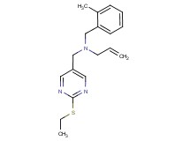 N-{[2-(ethylthio)pyrimidin-5-yl]methyl}-N-(2-methylbenzyl)prop-2-en-1-amine