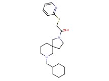 7-(cyclohexylmethyl)-2-[(2-pyridinylthio)acetyl]-2,7-diazaspiro[4.5]decane