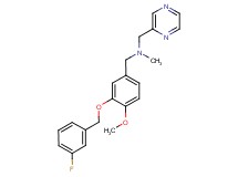 1-{3-[(3-fluorobenzyl)oxy]-4-methoxyphenyl}-N-methyl-N-(pyrazin-2-ylmethyl)methanamine