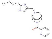 (1R*,5R*)-6-[(2-butyl-1H-imidazol-4-yl)methyl]-3-(2-pyridinylcarbonyl)-3,6-diazabicyclo[3.2.2]nonane
