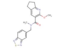 N-(2,1,3-benzothiadiazol-5-ylmethyl)-2-methoxy-N-methyl-6,7-dihydro-5H-cyclopenta[b]pyridine-3-carboxamide