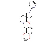 7-(2,3-dimethoxybenzyl)-2-(2-pyridinyl)-2,7-diazaspiro[4.5]decan-6-one