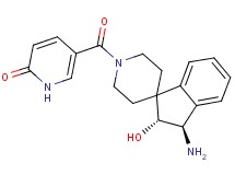 5-{[(2R*,3R*)-3-amino-2-hydroxy-2,3-dihydro-1'H-spiro[indene-1,4'-piperidin]-1'-yl]carbonyl}-2(1H)-pyridinone