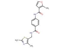 N-[4-({[(2,4-dimethyl-1,3-thiazol-5-yl)methyl]amino}carbonyl)phenyl]-2-methyl-3-furamide
