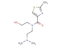 N-[2-(dimethylamino)ethyl]-N-(2-hydroxyethyl)-2-methyl-1,3-thiazole-4-carboxamide