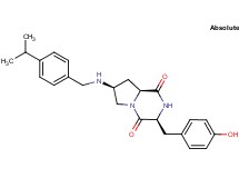 (3S,7S,8aS)-3-(4-hydroxybenzyl)-7-[(4-isopropylbenzyl)amino]hexahydropyrrolo[1,2-a]pyrazine-1,4-dione