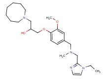 1-(1-azocanyl)-3-(4-{[[(1-ethyl-1H-imidazol-2-yl)methyl](methyl)amino]methyl}-2-methoxyphenoxy)-2-propanol