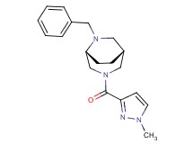 (1R*,5R*)-6-benzyl-3-[(1-methyl-1H-pyrazol-3-yl)carbonyl]-3,6-diazabicyclo[3.2.2]nonane