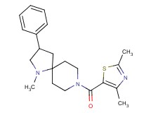 8-[(2,4-dimethyl-1,3-thiazol-5-yl)carbonyl]-1-methyl-3-phenyl-1,8-diazaspiro[4.5]decane
