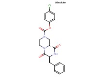 4-chlorophenyl (7S,9aR)-7-benzyl-6,9-dioxooctahydro-2H-pyrazino[1,2-a]pyrazine-2-carboxylate