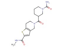 5-{[1-(aminocarbonyl)-3-piperidinyl]carbonyl}-N-methyl-4,5,6,7-tetrahydrothieno[3,2-c]pyridine-2-carboxamide