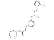 1-azepan-1-yl-3-[3-({methyl[2-(2-methyl-1H-imidazol-1-yl)ethyl]amino}methyl)phenoxy]propan-2-ol