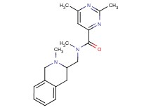 N,2,6-trimethyl-N-[(2-methyl-1,2,3,4-tetrahydroisoquinolin-3-yl)methyl]pyrimidine-4-carboxamide