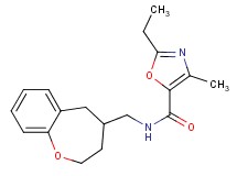 2-ethyl-4-methyl-N-(2,3,4,5-tetrahydro-1-benzoxepin-4-ylmethyl)-1,3-oxazole-5-carboxamide