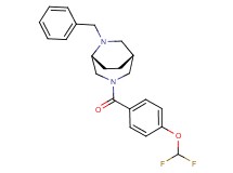 (1R*,5R*)-6-benzyl-3-[4-(difluoromethoxy)benzoyl]-3,6-diazabicyclo[3.2.2]nonane