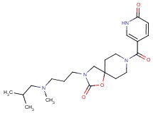 3-{3-[isobutyl(methyl)amino]propyl}-8-[(6-oxo-1,6-dihydropyridin-3-yl)carbonyl]-1-oxa-3,8-diazaspiro[4.5]decan-2-one