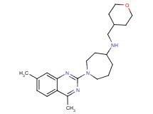 1-(4,7-dimethyl-2-quinazolinyl)-N-(tetrahydro-2H-pyran-4-ylmethyl)-4-azepanamine