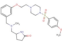 5-{[[3-(2-{4-[(4-methoxyphenyl)sulfonyl]-1-piperazinyl}ethoxy)benzyl](methyl)amino]methyl}-2-pyrrolidinone