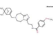 N-[2-(7-{[(1R,5S)-6,6-dimethylbicyclo[3.1.1]hept-2-en-2-yl]methyl}-6,7,8,9-tetrahydro-5H-[1,2,4]triazolo[4,3-d][1,4]diazepin-3-yl)ethyl]-4-methoxybenzamide