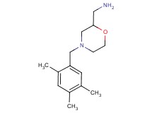 1-[4-(2,4,5-trimethylbenzyl)morpholin-2-yl]methanamine