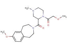7-methoxy-3-{[1-(methoxyacetyl)-4-methylpiperazin-2-yl]carbonyl}-2,3,4,5-tetrahydro-1H-3-benzazepine