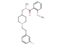 N-({1-[2-(3-fluorophenyl)ethyl]-4-piperidinyl}methyl)-2-methoxy-N-methylbenzamide