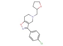 3-(4-chlorophenyl)-5-(tetrahydrofuran-2-ylmethyl)-4,5,6,7-tetrahydroisoxazolo[4,5-c]pyridine