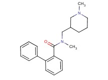 N-methyl-N-[(1-methylpiperidin-3-yl)methyl]biphenyl-2-carboxamide