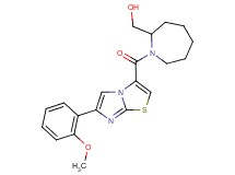 (1-{[6-(2-methoxyphenyl)imidazo[2,1-b][1,3]thiazol-3-yl]carbonyl}azepan-2-yl)methanol
