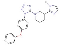 3-(1H-imidazol-2-yl)-1-[1-(4-phenoxyphenyl)-1H-tetrazol-5-yl]piperidine