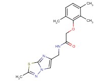N-[(2-methylimidazo[2,1-b][1,3,4]thiadiazol-6-yl)methyl]-2-(2,3,6-trimethylphenoxy)acetamide