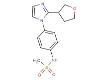 N-{4-[2-(tetrahydrofuran-3-yl)-1H-imidazol-1-yl]phenyl}methanesulfonamide