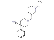 1-[(1-ethylpiperidin-3-yl)methyl]-4-phenylpiperidine-4-carbonitrile