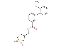 N-[(1,1-dioxidotetrahydro-3-thienyl)methyl]-2'-methoxybiphenyl-3-carboxamide