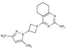 4-[3-(3,5-dimethyl-1H-pyrazol-1-yl)azetidin-1-yl]-5,6,7,8-tetrahydroquinazolin-2-amine