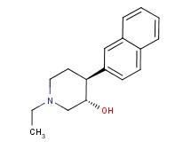 (3S*,4S*)-1-ethyl-4-(2-naphthyl)piperidin-3-ol