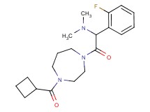 2-[4-(cyclobutylcarbonyl)-1,4-diazepan-1-yl]-1-(2-fluorophenyl)-N,N-dimethyl-2-oxoethanamine