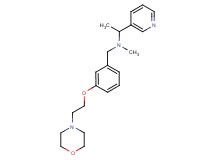 N-methyl-N-[3-(2-morpholin-4-ylethoxy)benzyl]-1-pyridin-3-ylethanamine