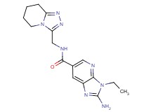 2-amino-3-ethyl-N-(5,6,7,8-tetrahydro[1,2,4]triazolo[4,3-a]pyridin-3-ylmethyl)-3H-imidazo[4,5-b]pyridine-6-carboxamide