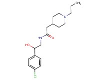 N-[2-(4-chlorophenyl)-2-hydroxyethyl]-2-(1-propyl-4-piperidinyl)acetamide